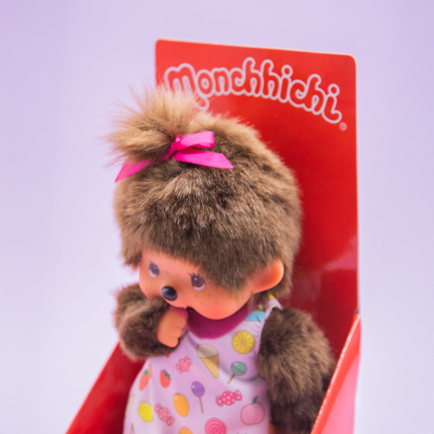 Pop N Candy Girl Monchhichi 8" Plush