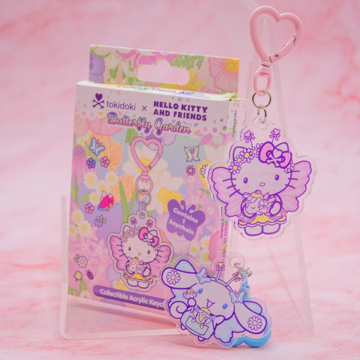 tokidoki x Hello Kitty Friends Butterfly Garden Carabiner Blind Box