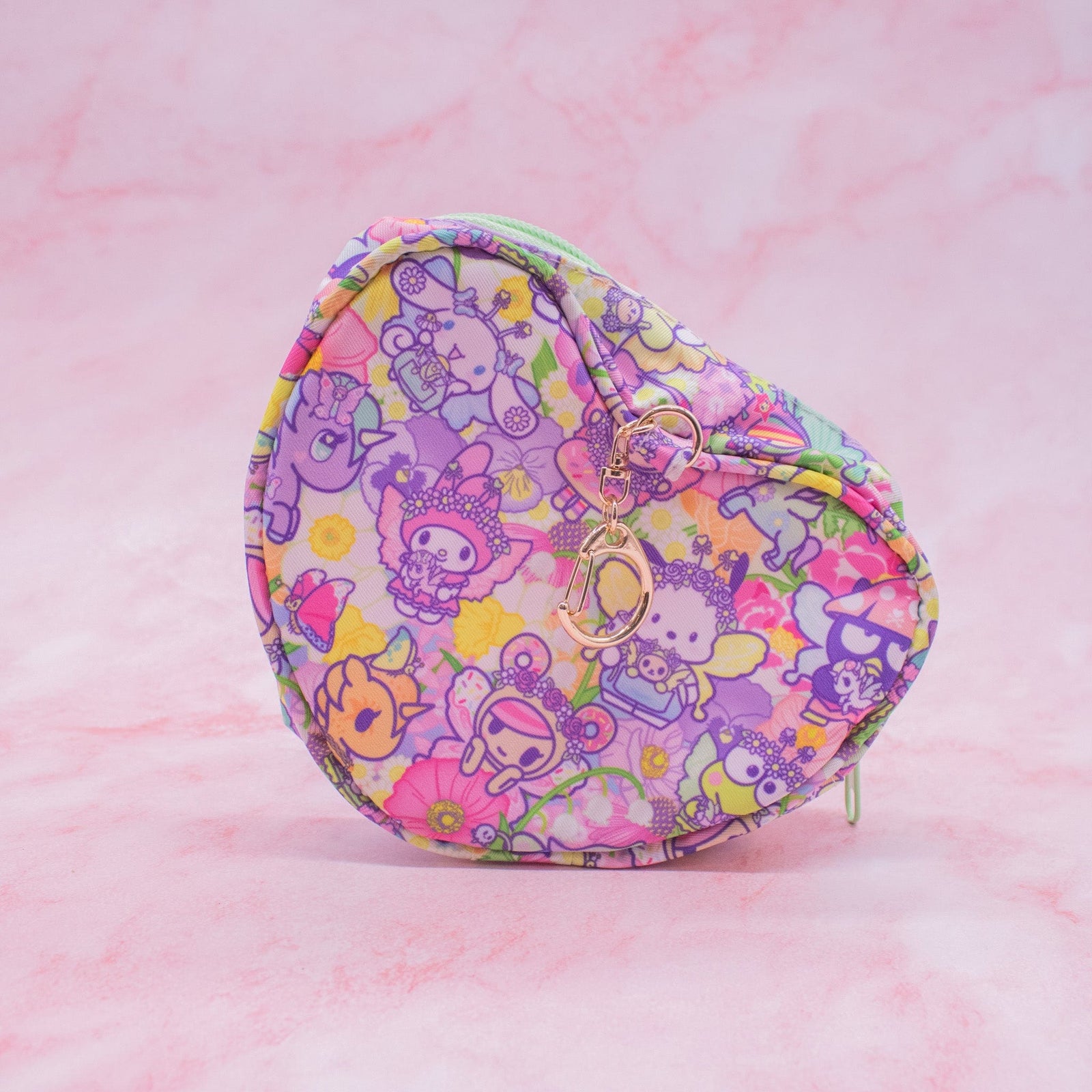 tokidoki x Hello Kitty Friends Butterfly Garden Clear Heart Coin Purse