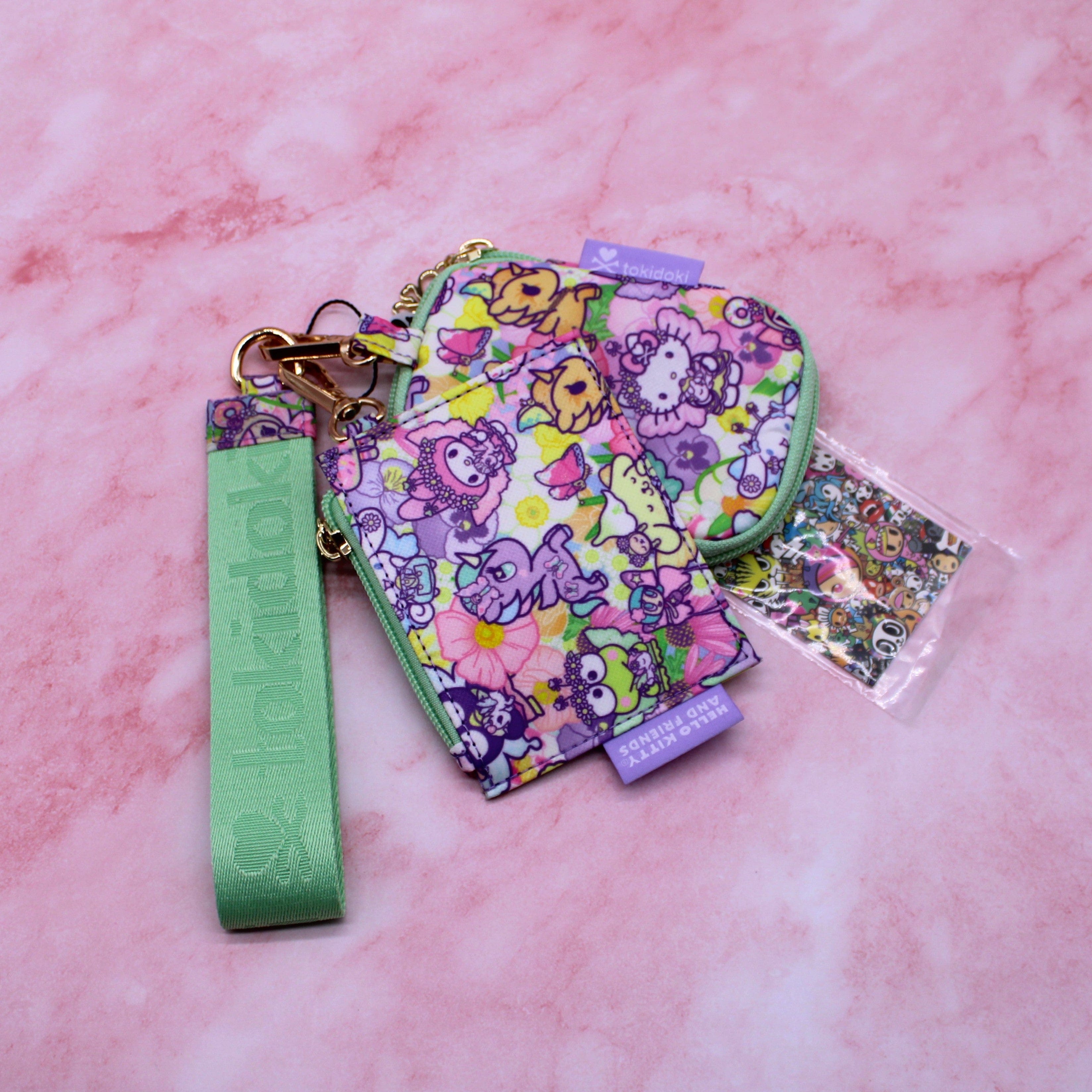tokidoki x Hello Kitty & Friends Butterfly Garden Dual Pouch