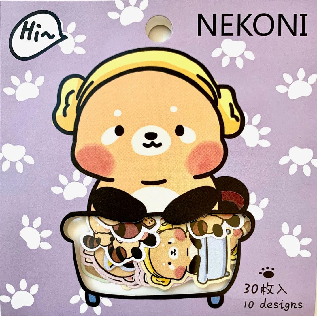 Red Panda Daily Life Sticker Flakes