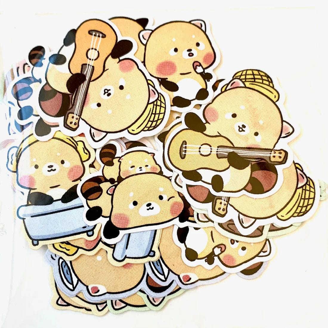 Red Panda Daily Life Sticker Flakes