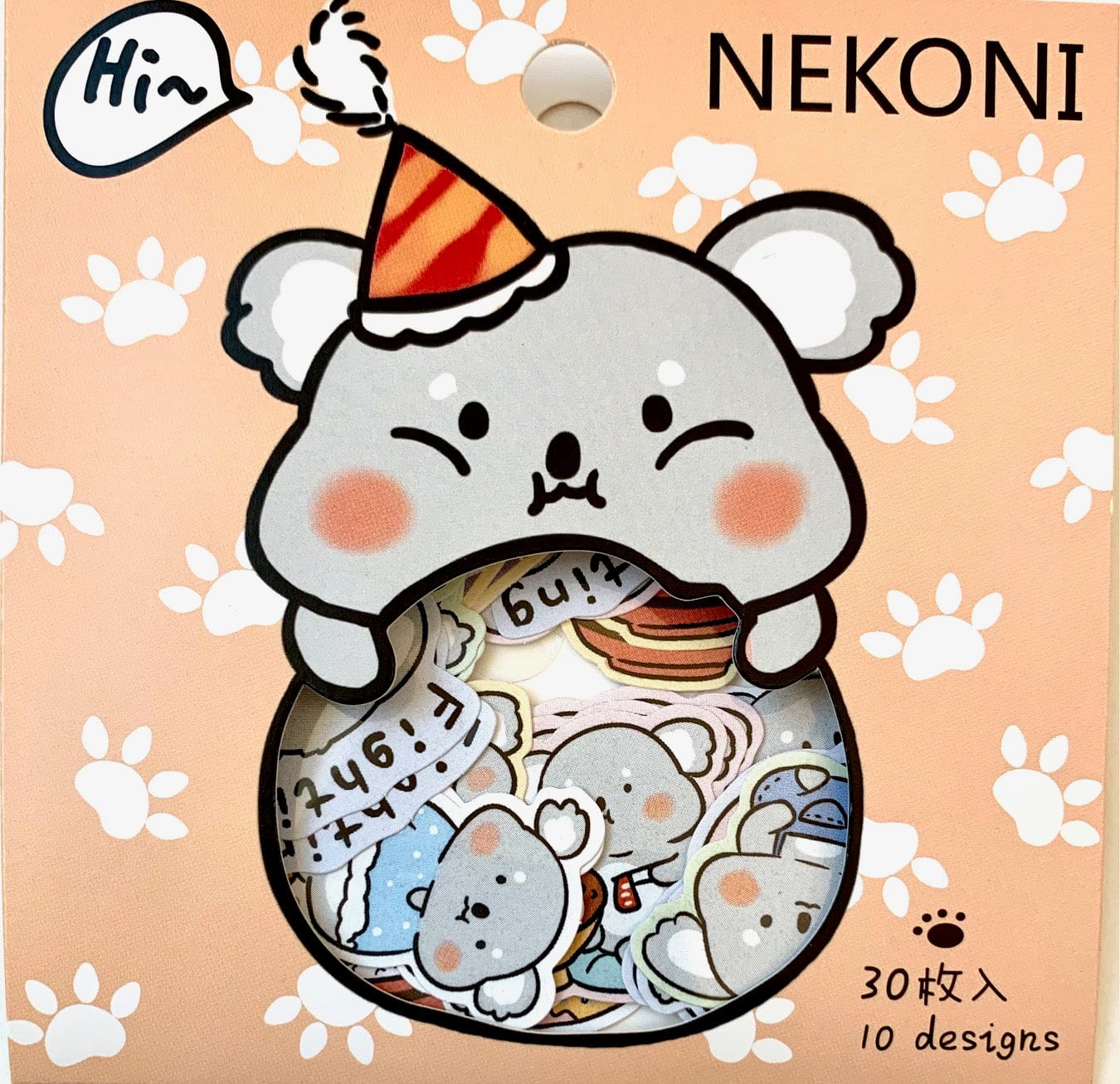 Koala Sticker Flakes