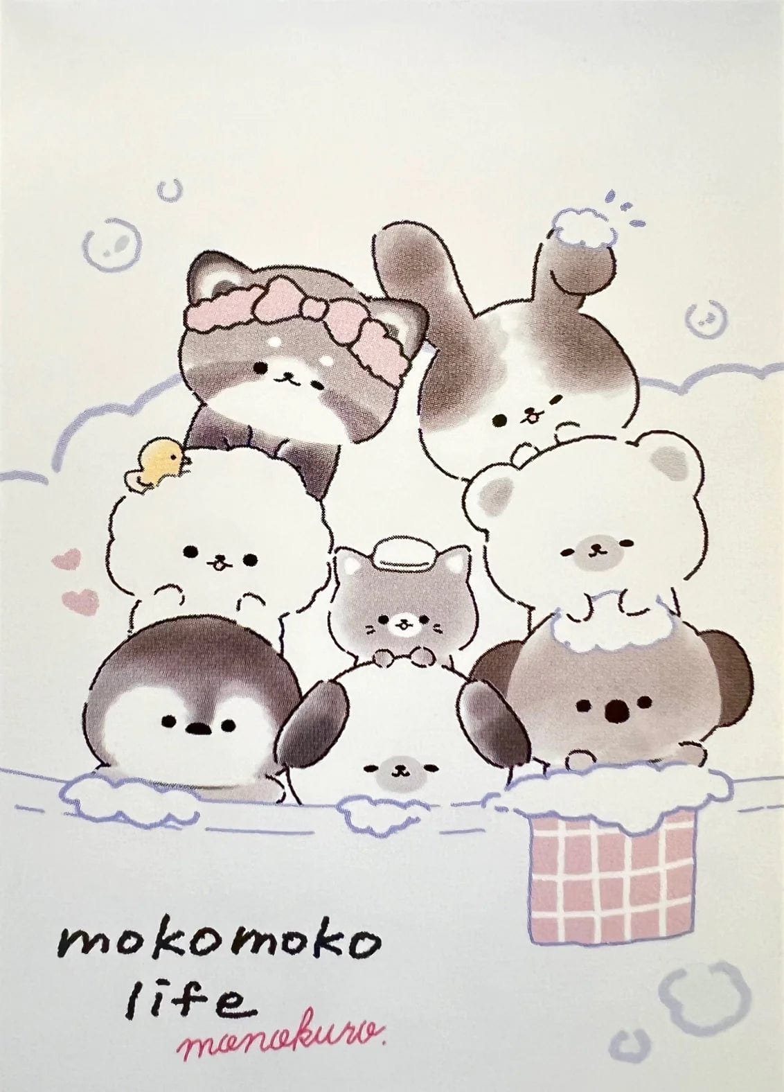 Moko Moko Life Animal Bath Mini Notepad by Crux