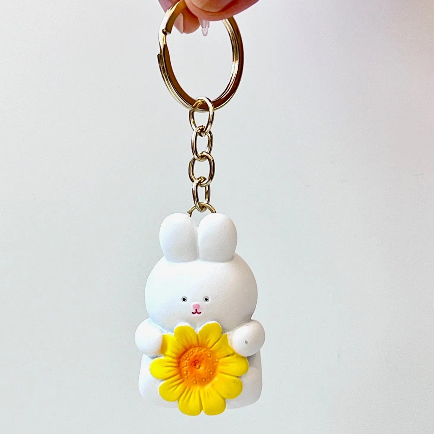 Animals with Flowers Keychain Random Selection