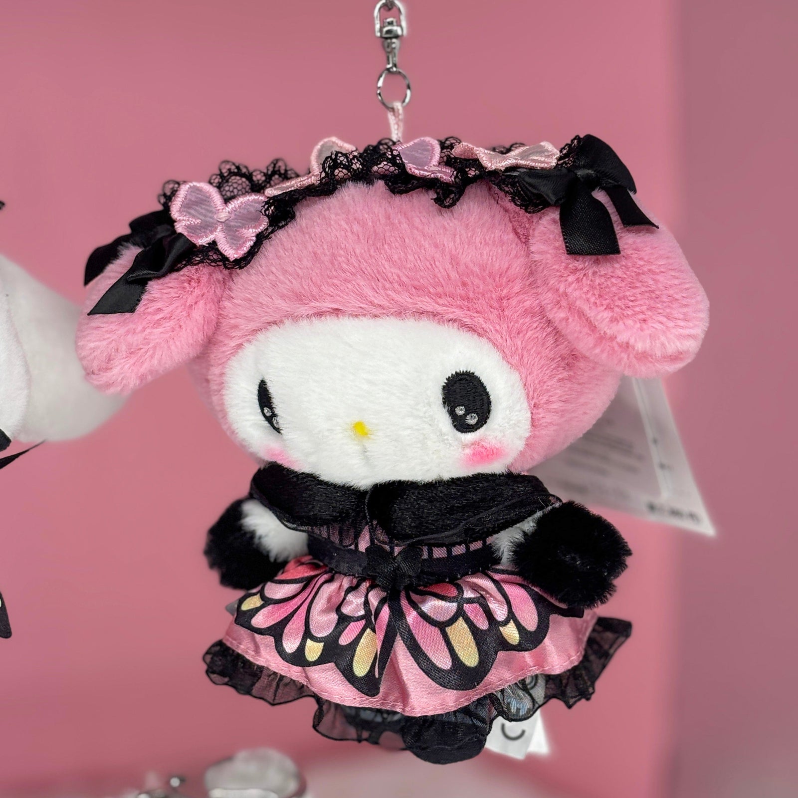 My Melody Plush Keychain (Dark Butterfly Series)