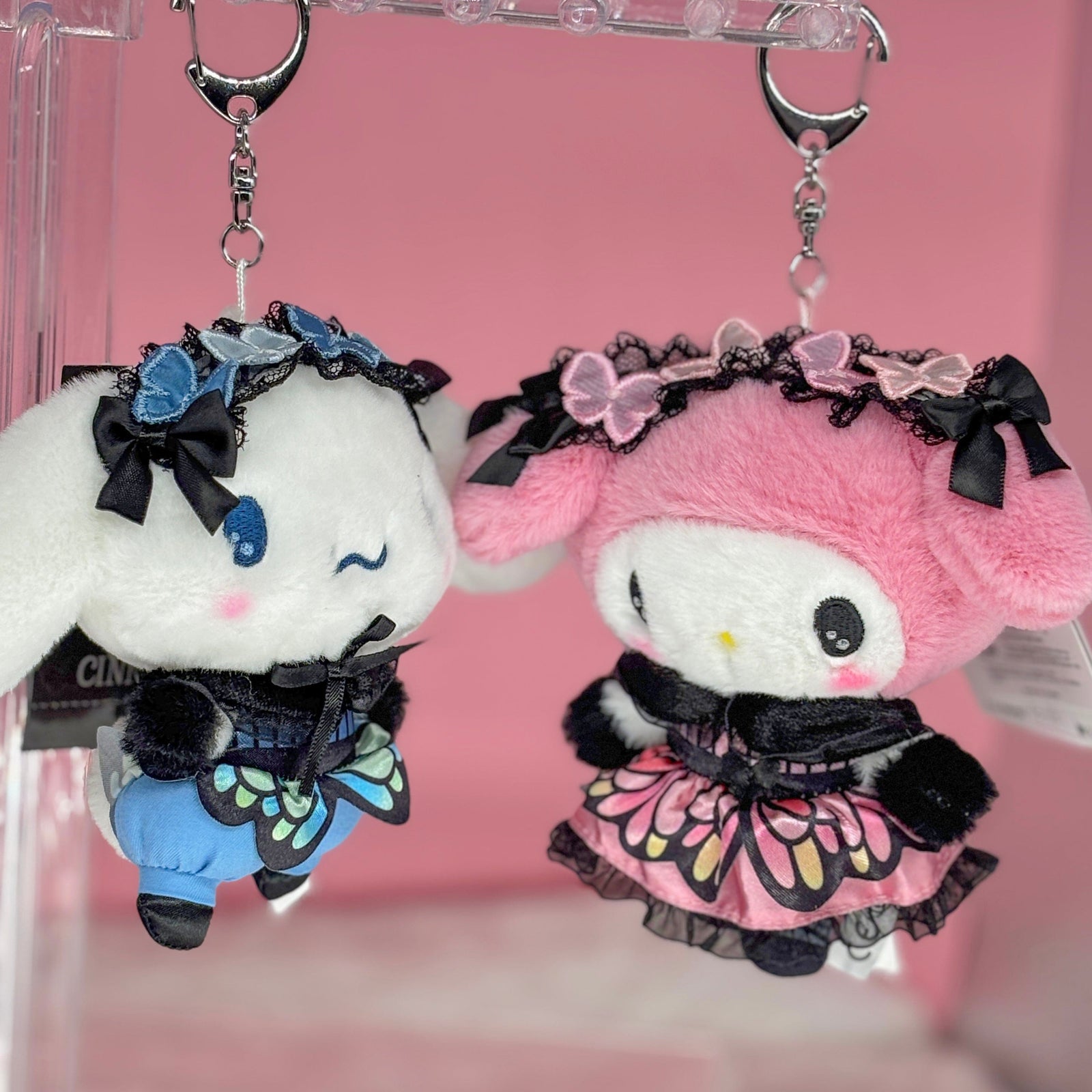 My Melody Plush Keychain (Dark Butterfly Series)