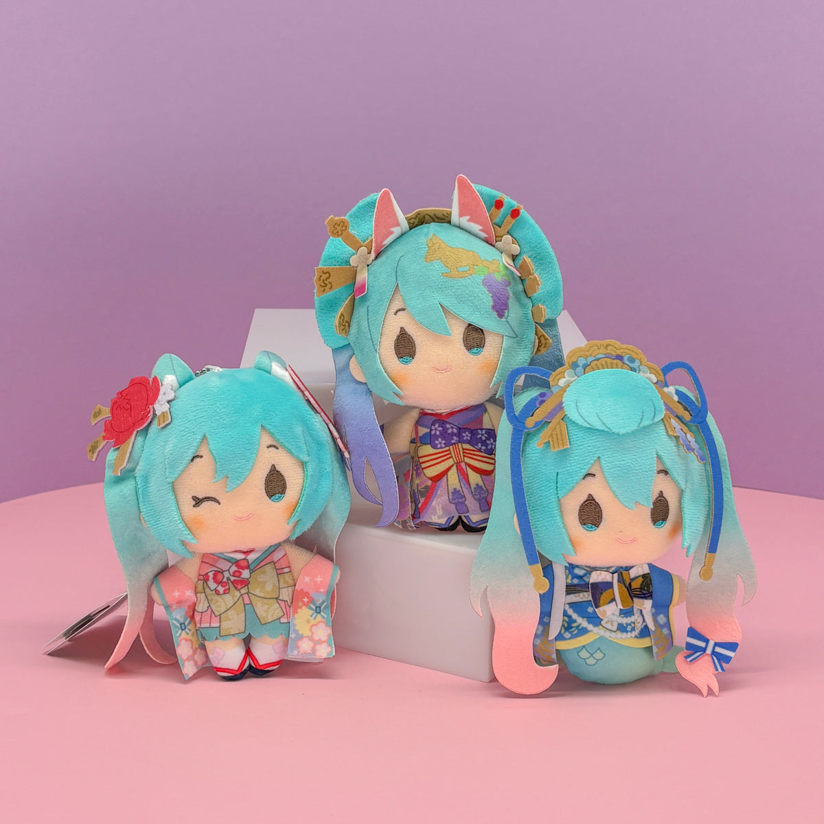 Miku Hyakkiyakou Cat Mascot Keychain