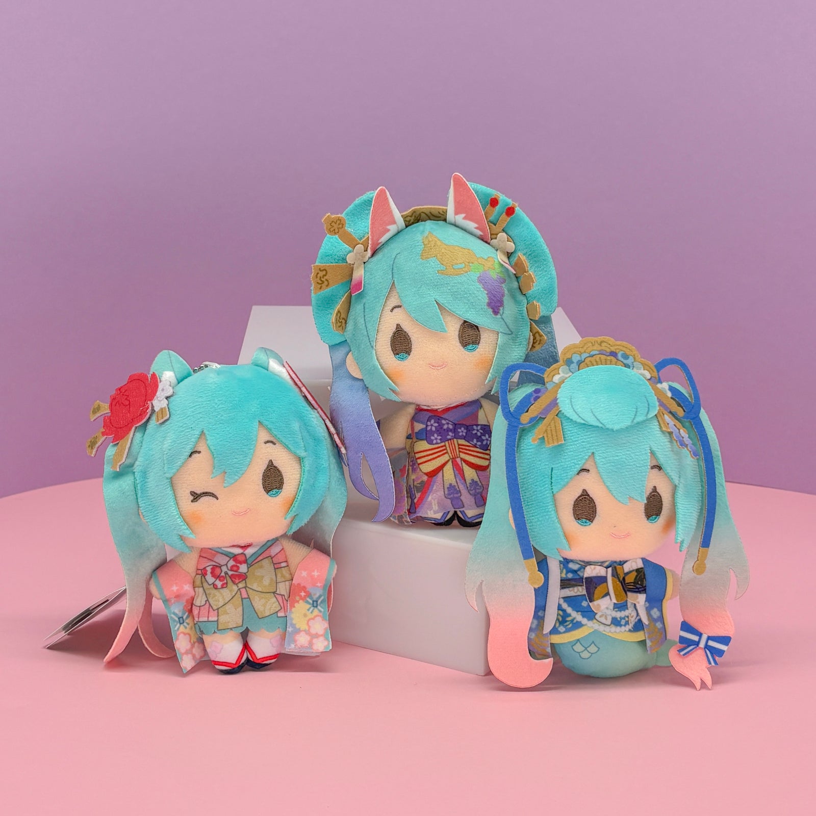 Miku Hyakkiyakou Cat Mascot Keychain