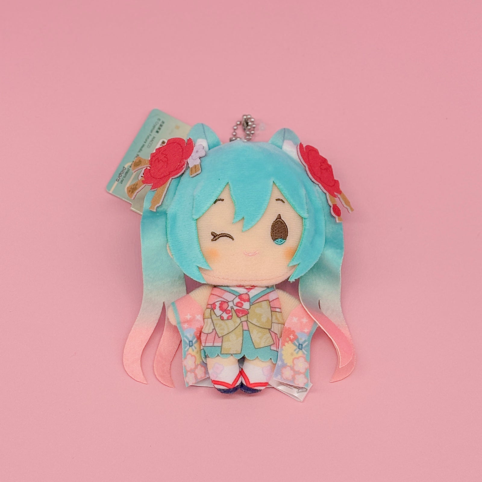 Miku Hyakkiyakou Cat Mascot Keychain