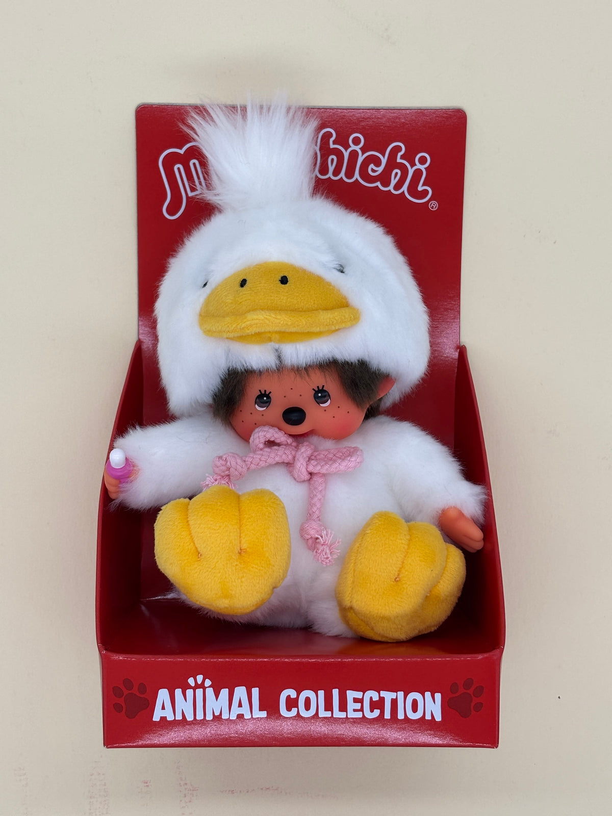 Monchhichi in Fluffy Duck Costume