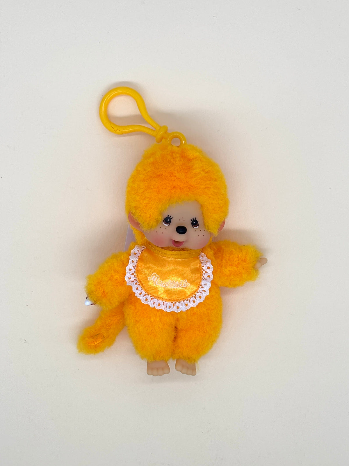 Monchhichi Orange Lace Satin Keychain