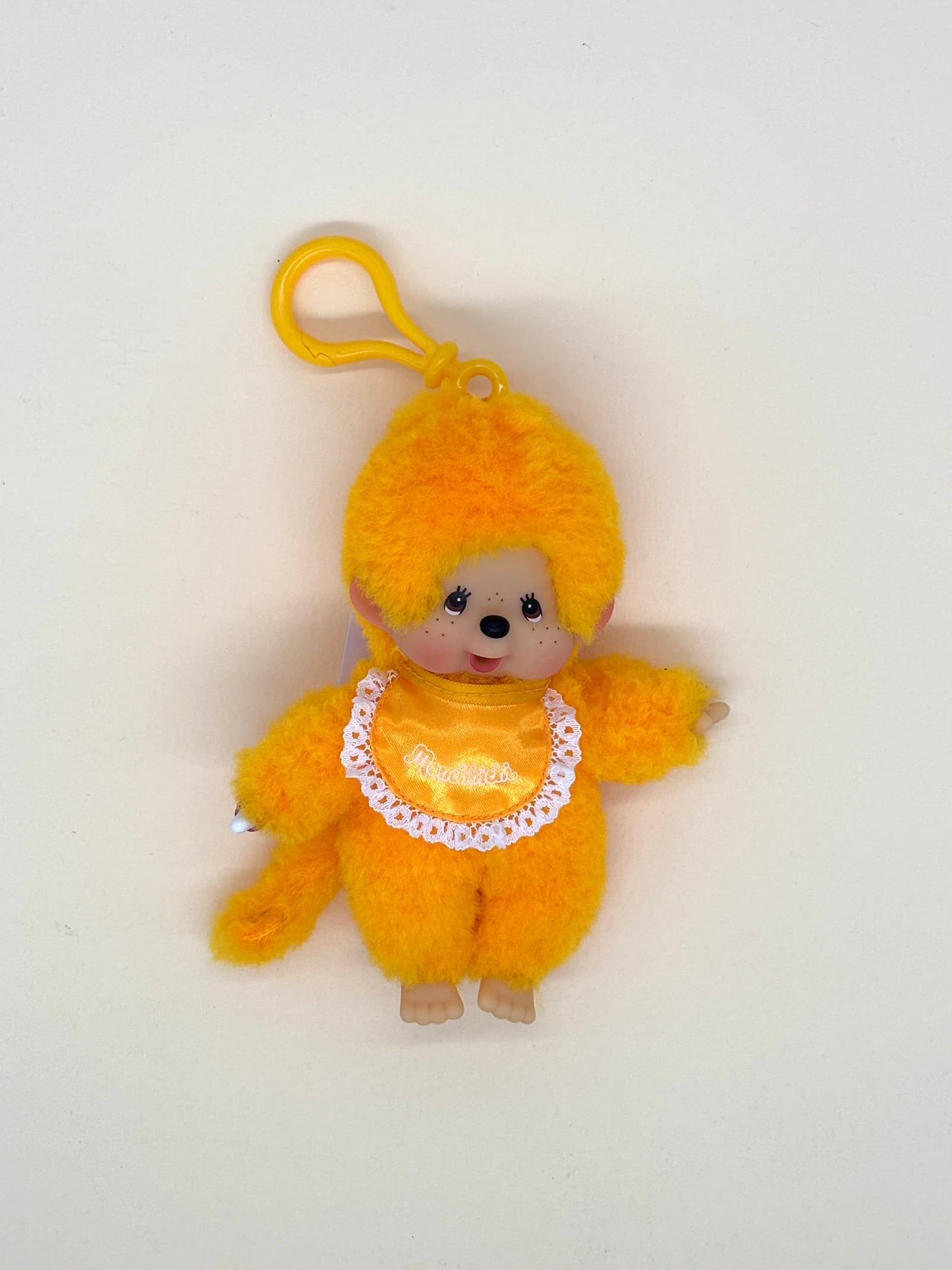 Monchhichi Orange Lace Satin Keychain
