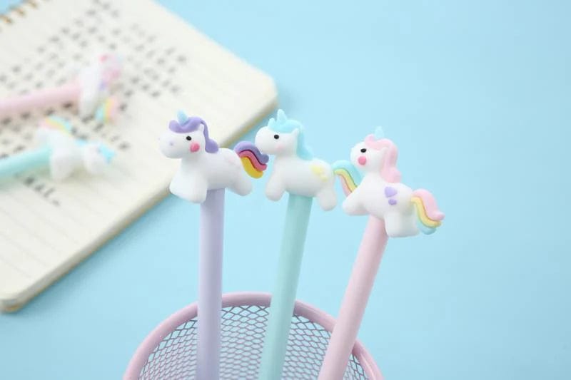 Unicorn Pastel Rainbow Tail Gel Pen