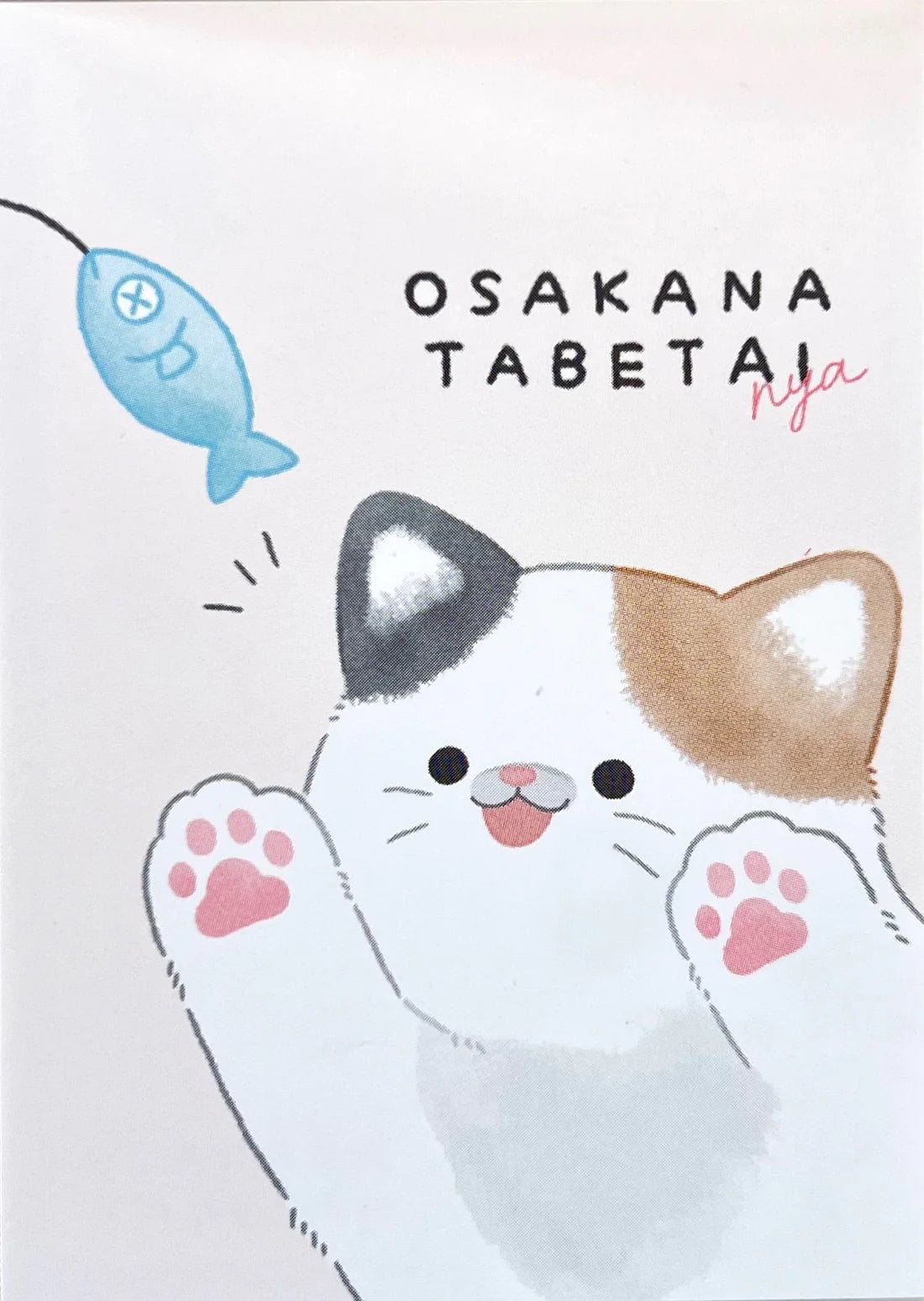 Osakana Tabetai Nya Cat Mini Notepad
