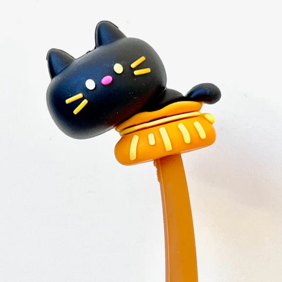 Black Cat Wiggle Gel Pen