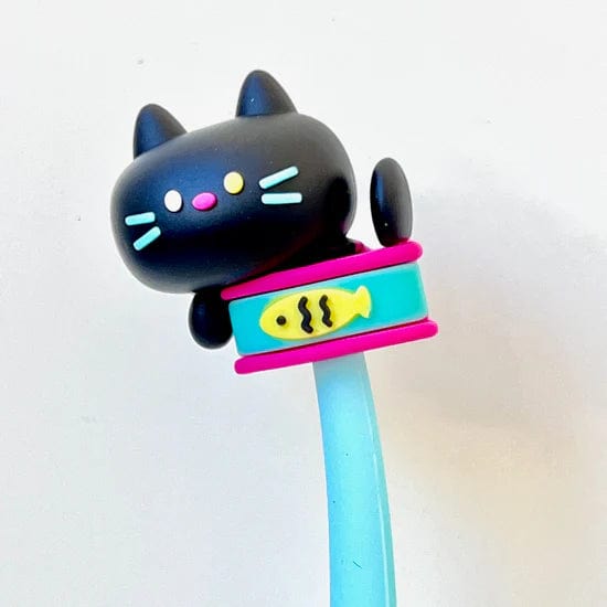 Black Cat Wiggle Gel Pen