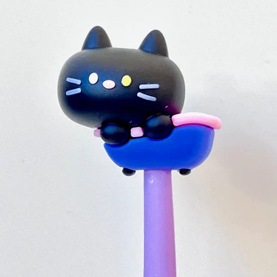 Black Cat Wiggle Gel Pen