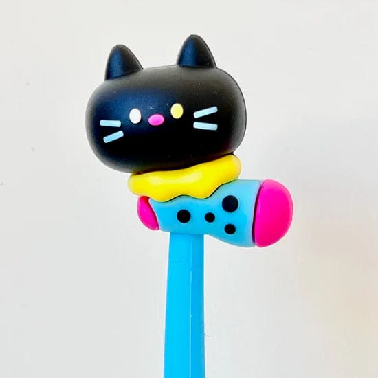 Black Cat Wiggle Gel Pen