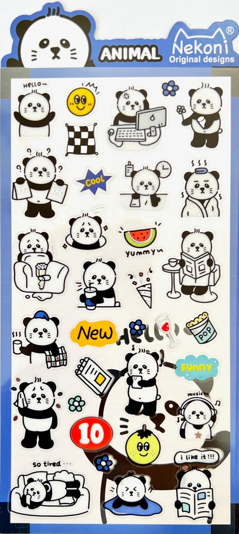 Panda Life Stickers