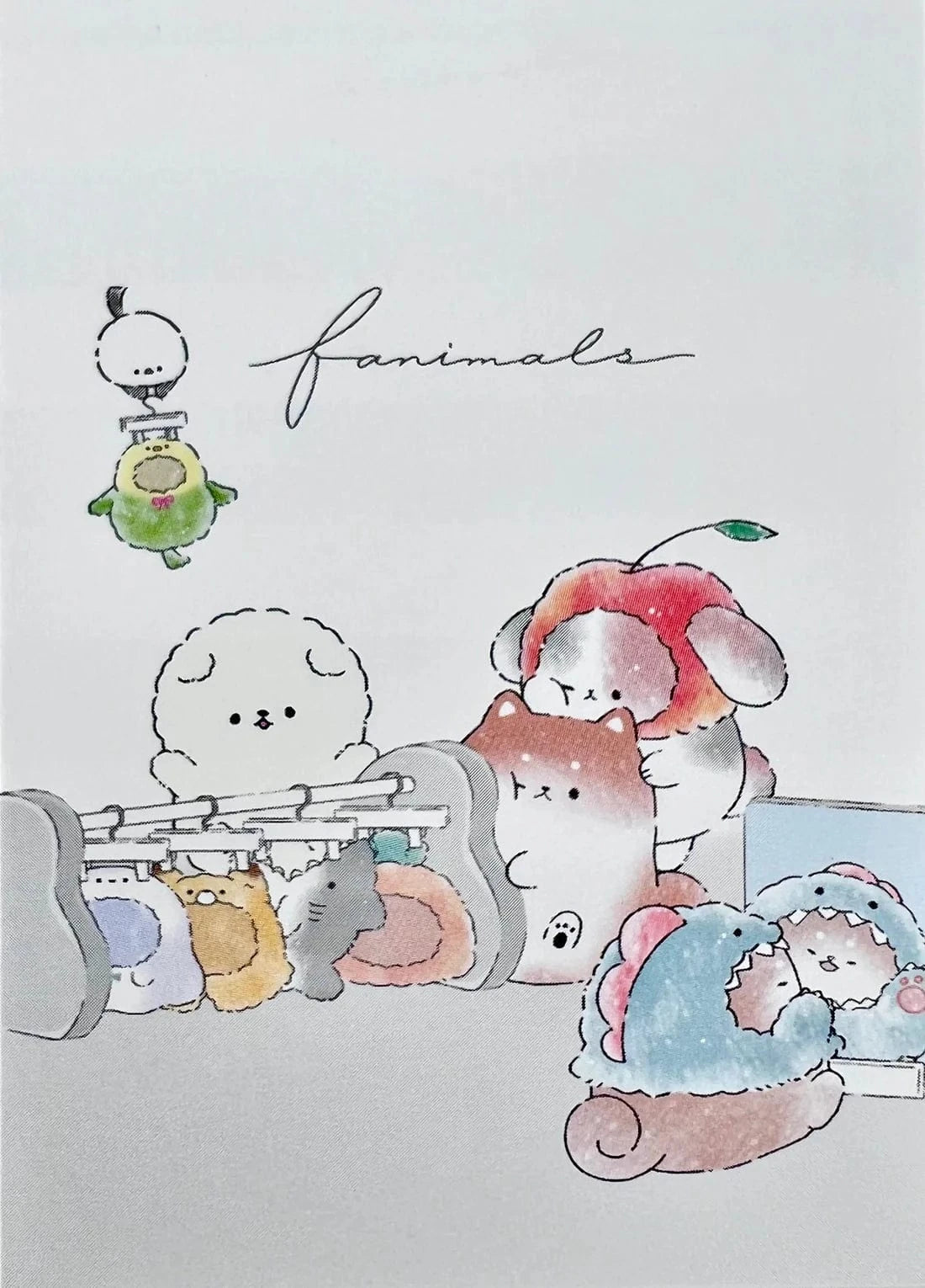 Animal Costume Shopping Mini Notepad by CRUX