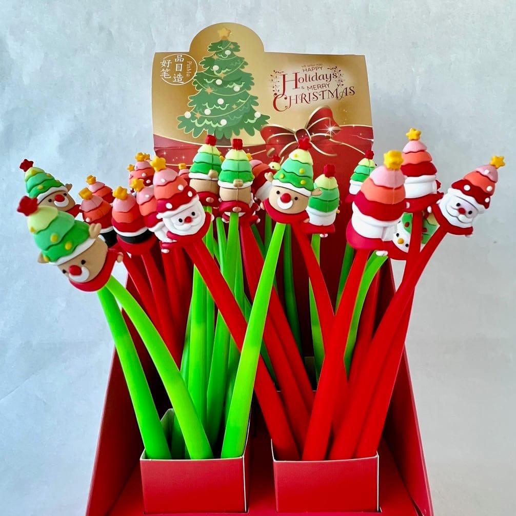 Christmas Tree Hats Wiggle Gel Pen