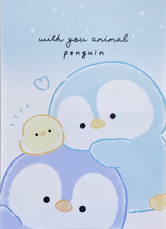 Penguin With You Animal Mini Notepad by Kamio