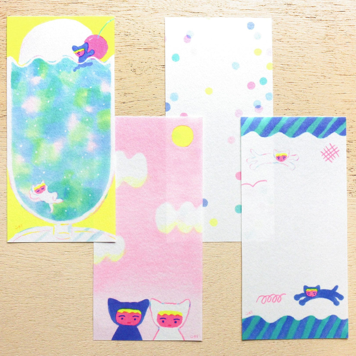 Cat People Rectangular Memopad