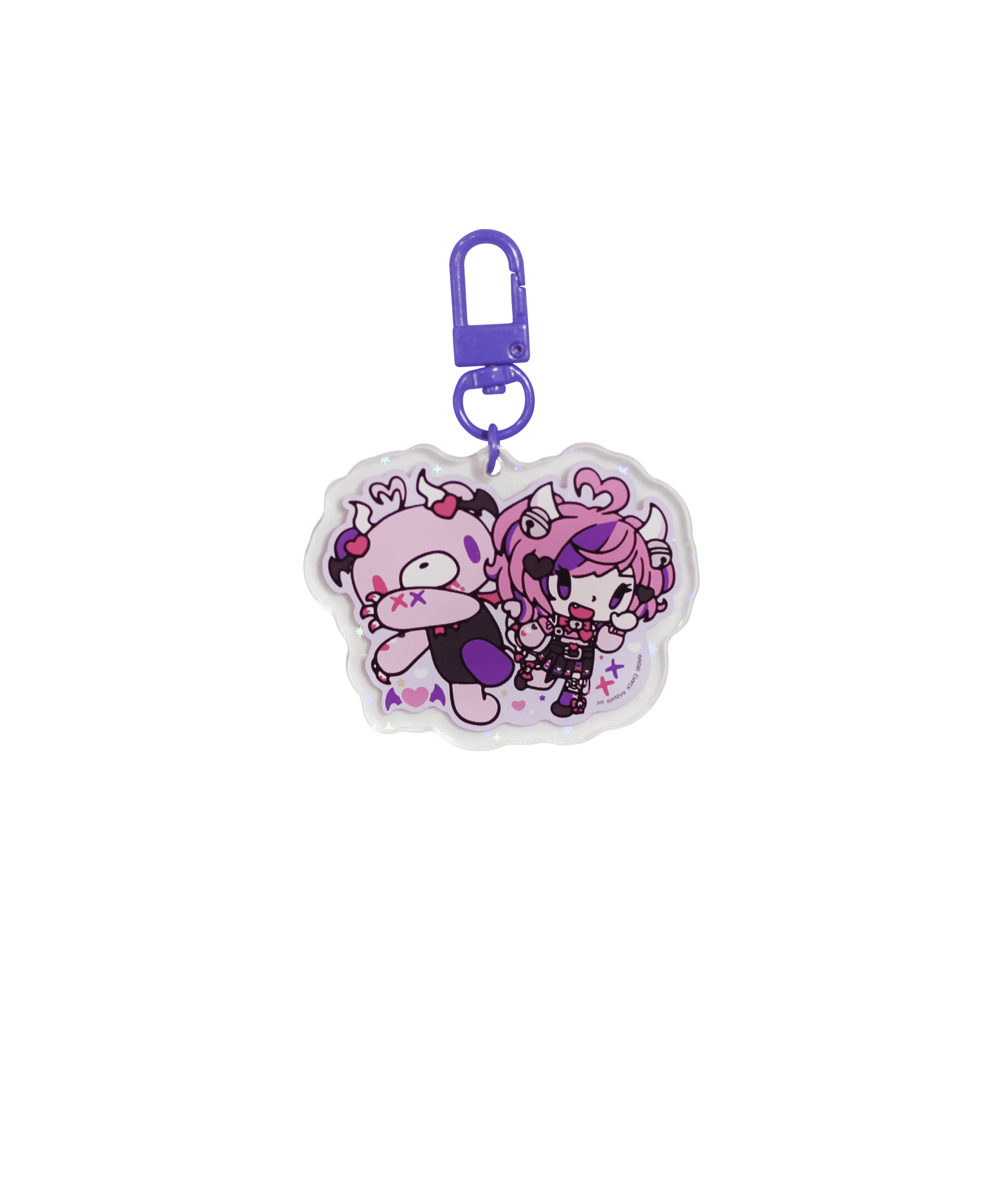 Ironmouse x Gloomy Bear Swipe Acrylic Keychain
