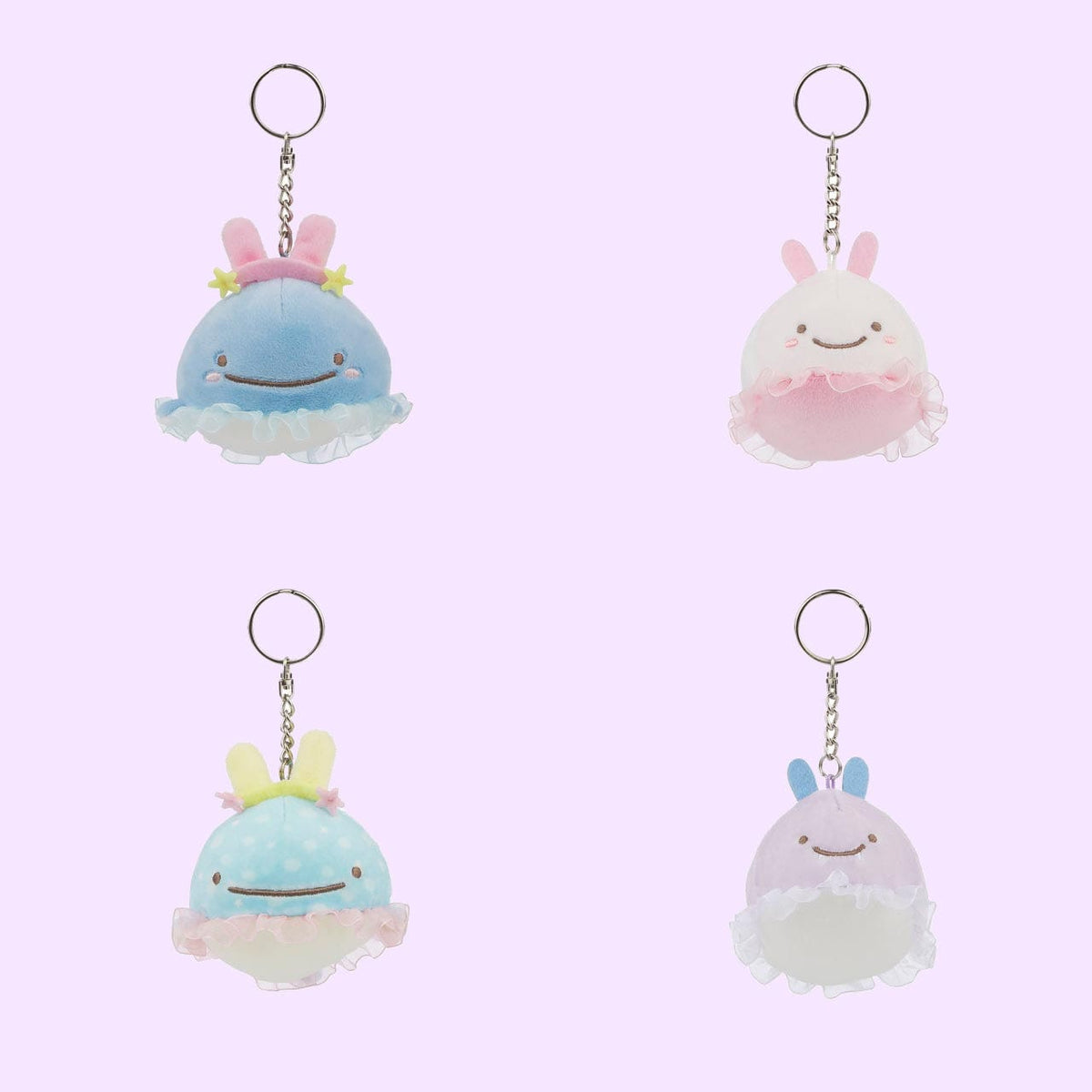 Jinbesan Sea Bunnies Series Plush Keychain Blind Box