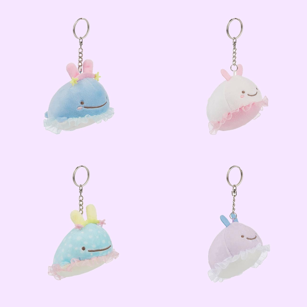 Jinbesan Sea Bunnies Series Plush Keychain Blind Box