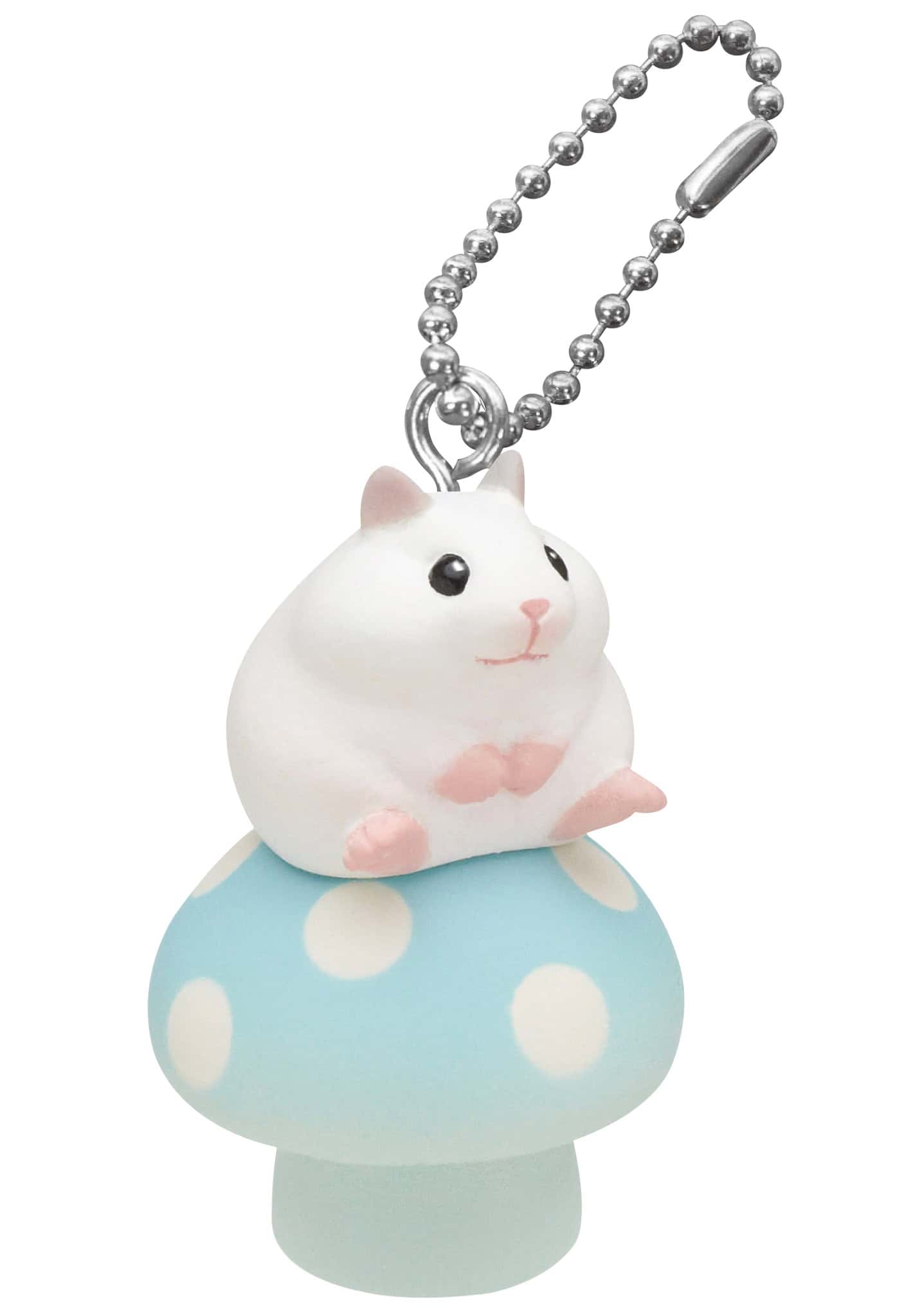 Hamster On Mushroom Keychain Blind Box