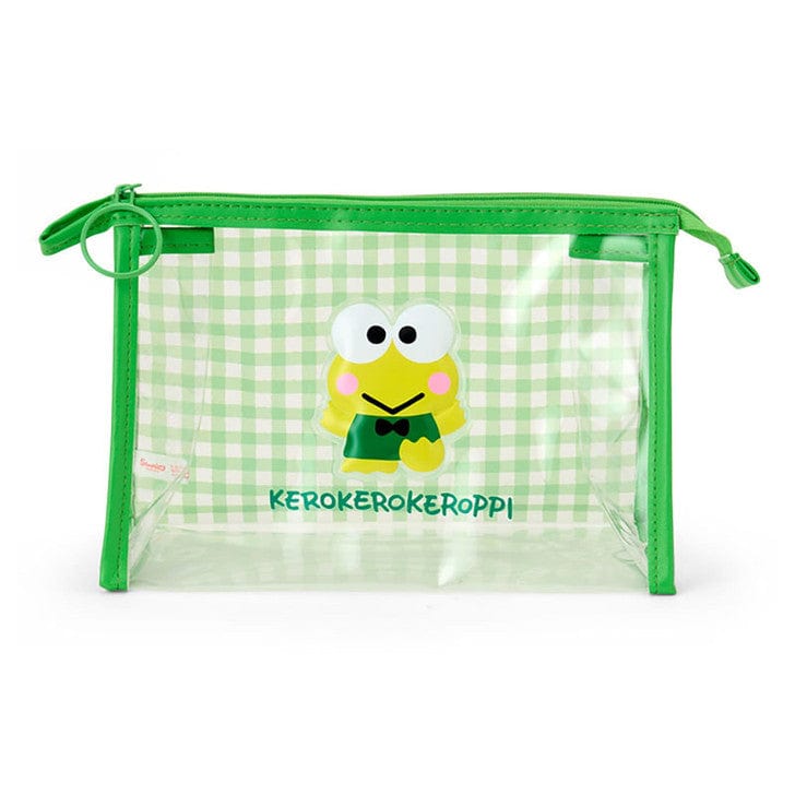 Keroppi Clear Gingham Pouch