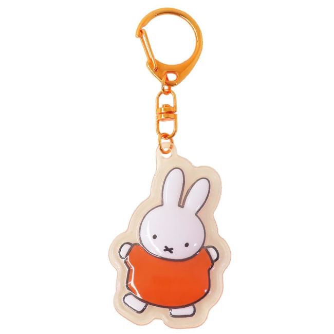 Orange Miffy Pukkuritai Keychain