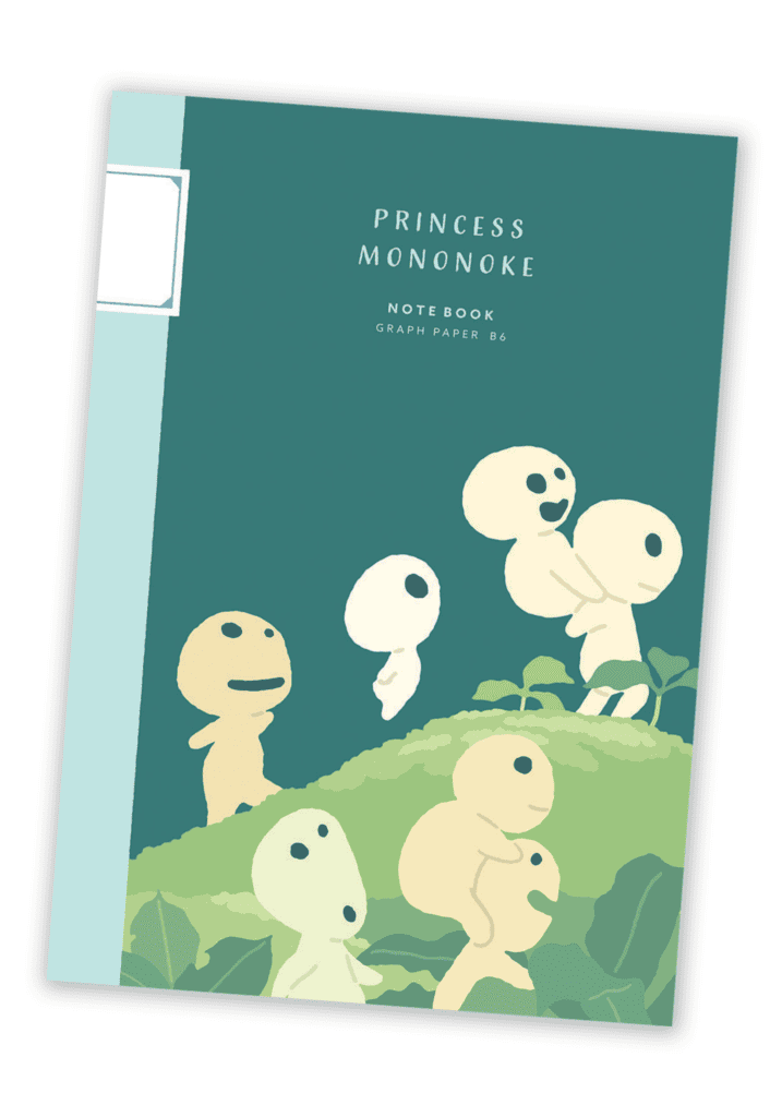 Princess Mononoke B6 Grid Notebook