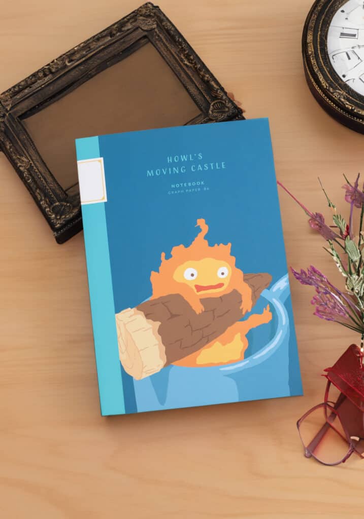 Howl&#39;s Moving Castle B6 Grid Notebook