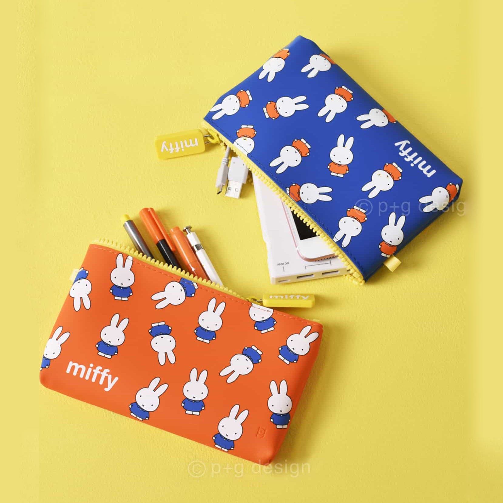 Miffy Rectangular Orange Pouch