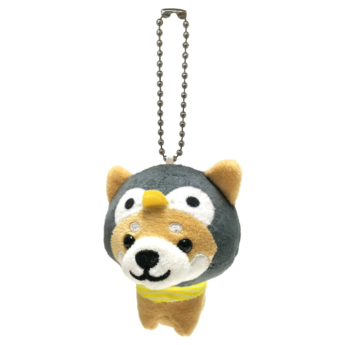 Tabisuru Mameshiba Keychain- Penguin Mameta