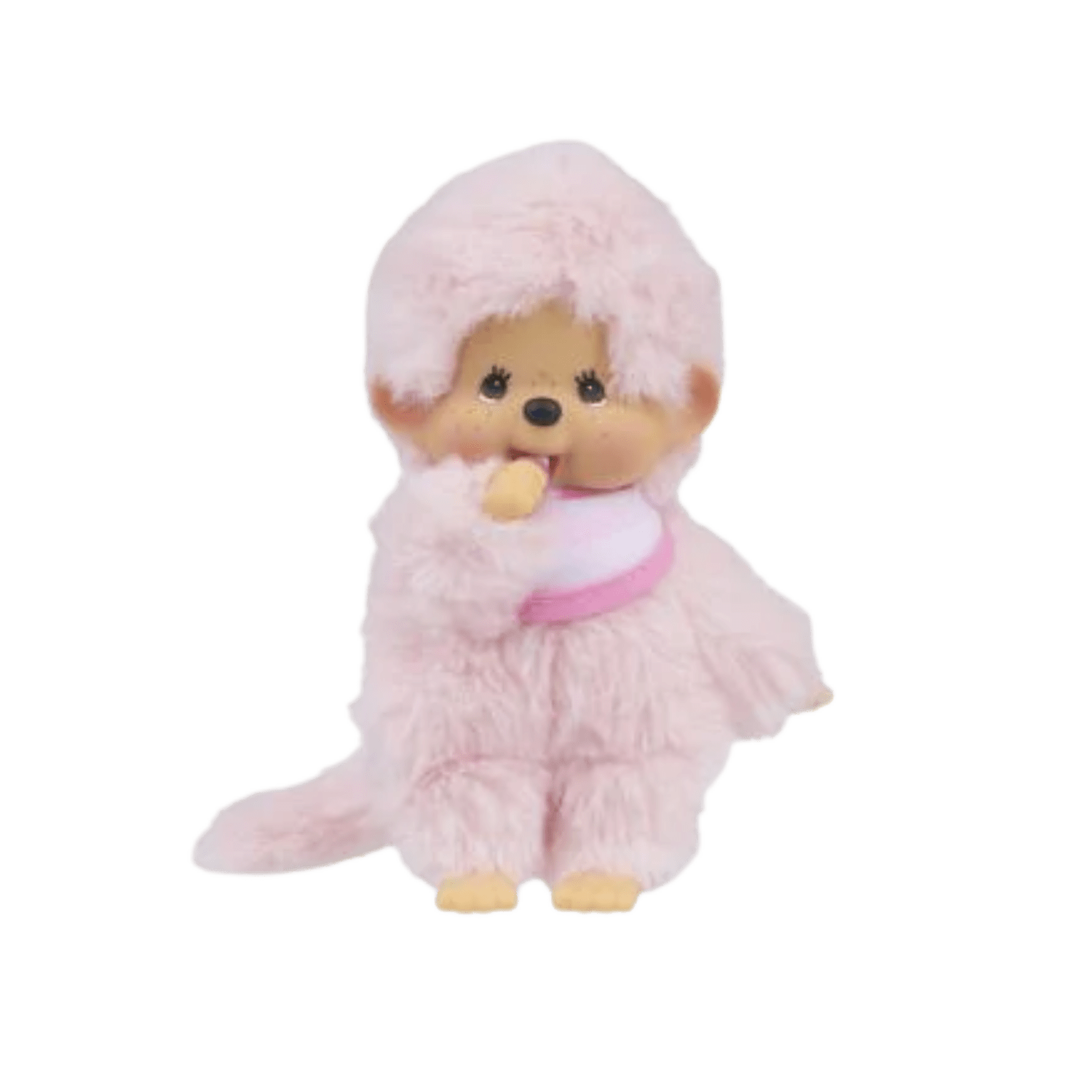 Pink Pastel Beanie Monchhichi 5" Plush
