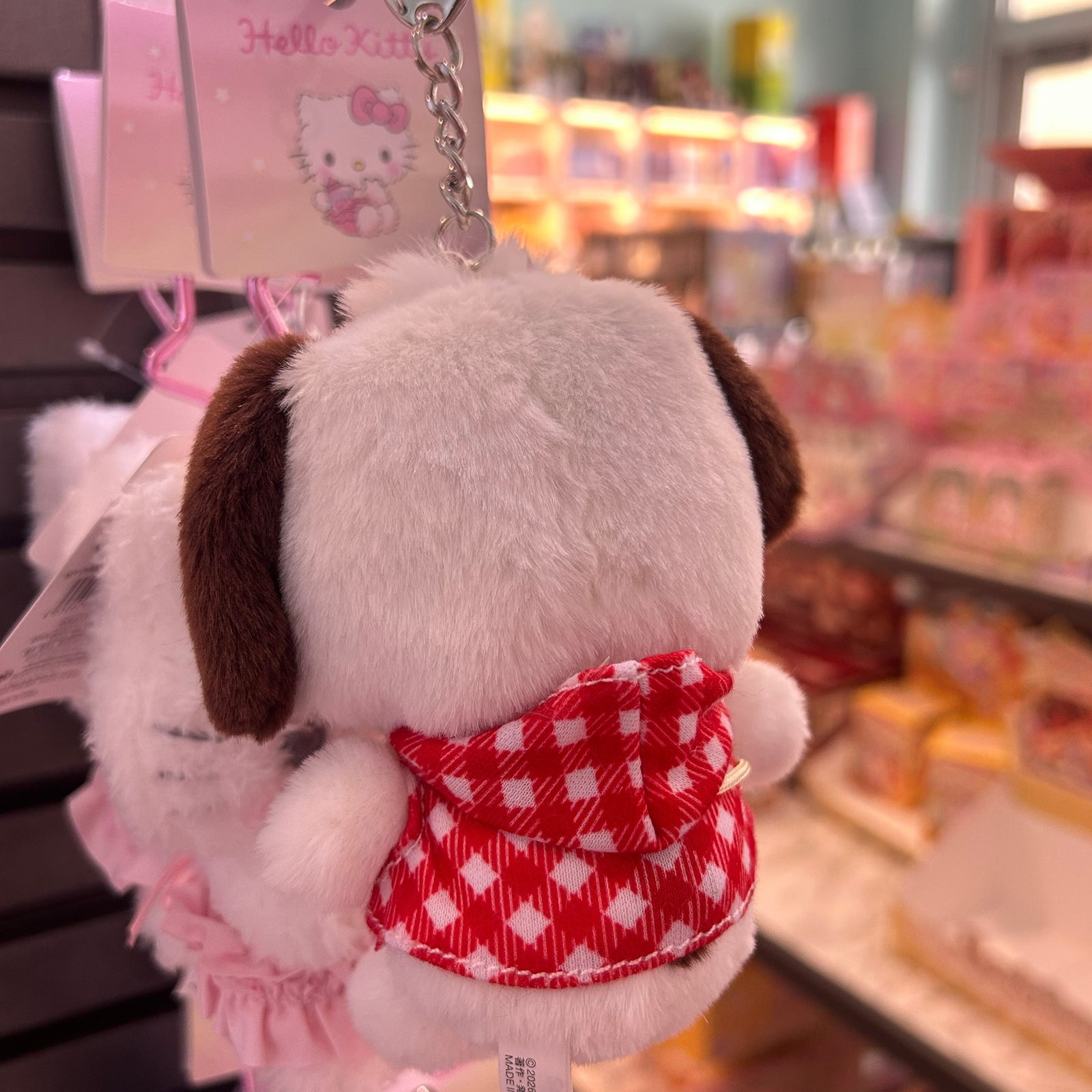Pochacco and Pi-chan Plush Keychain