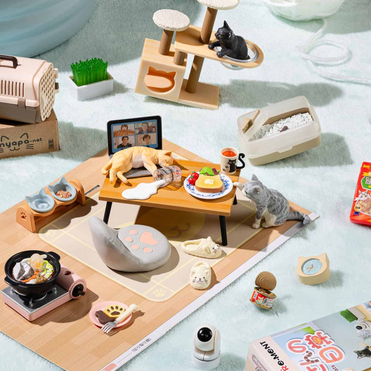 Life with Cats Re-ment Blind Box