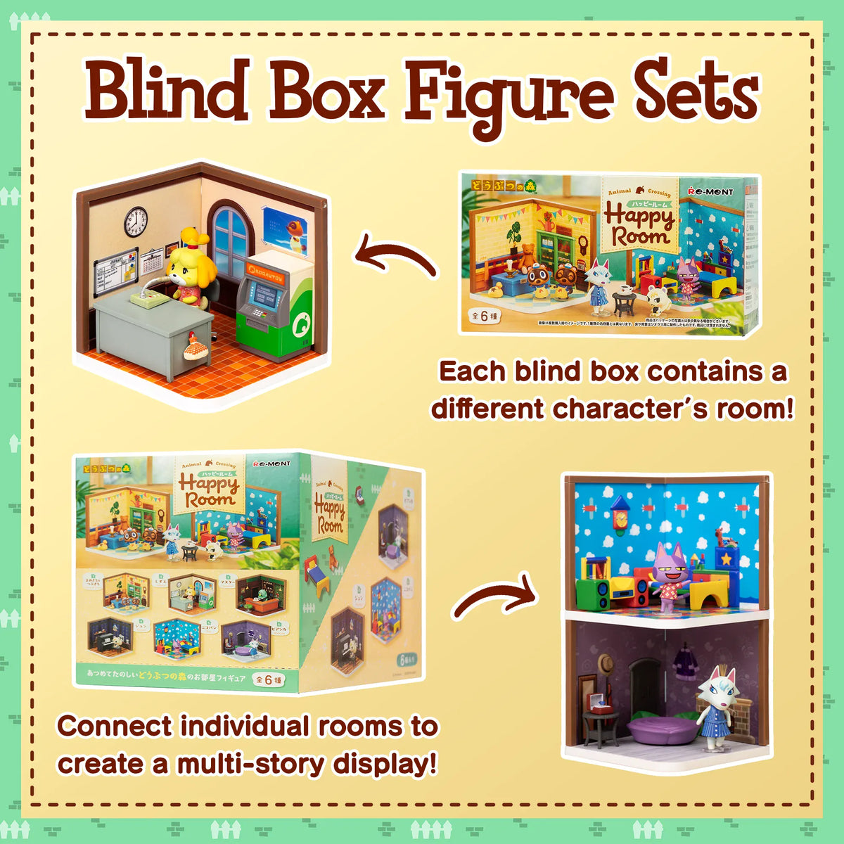 Animal Crossing Happy Room Re-ment Blind Box