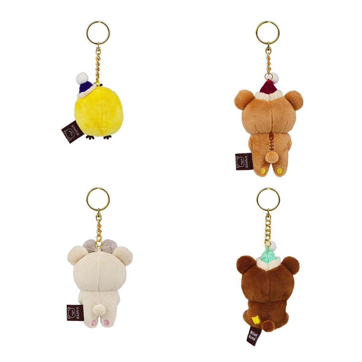 Rilakkuma Holiday Plush Keychain Blind Box