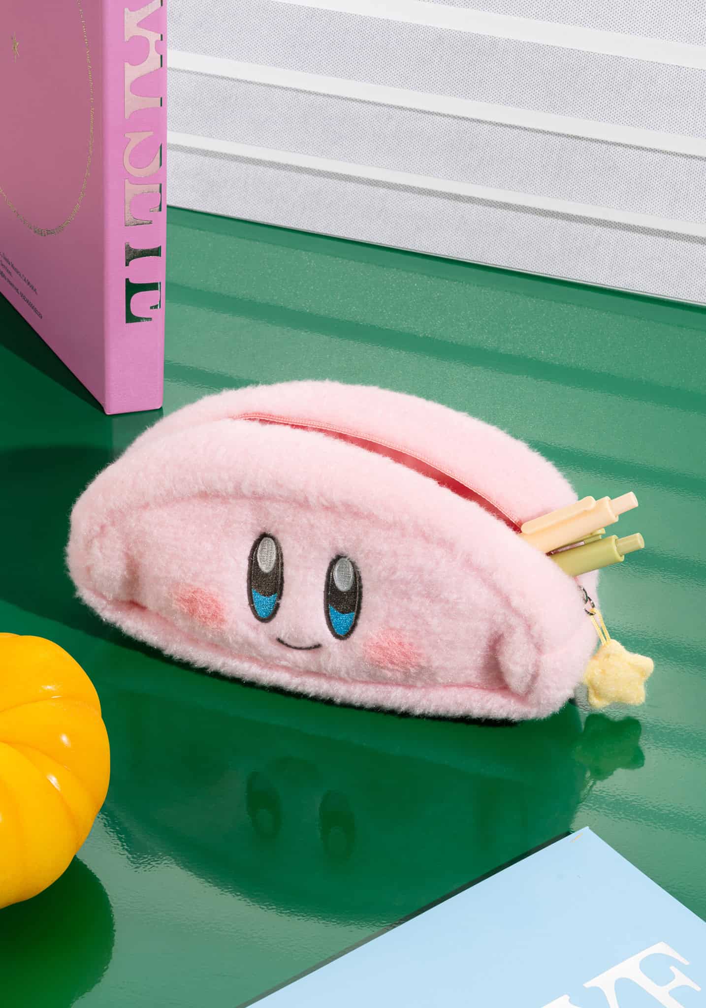 Kirby Fluffy Pen Case Smiling Version