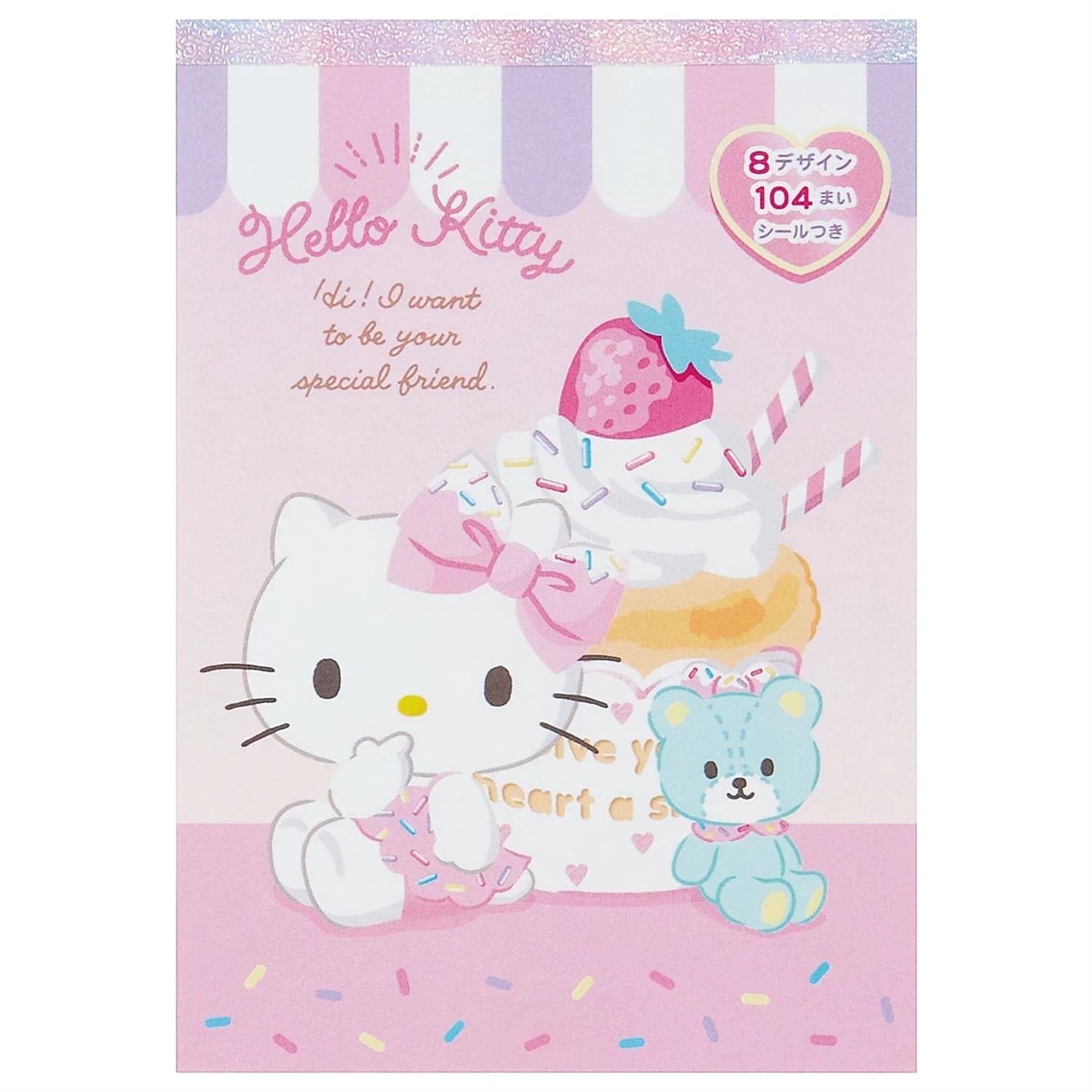 Hello Kitty Memo Pad with Stickers