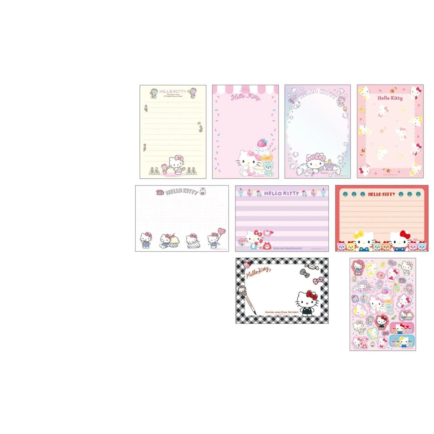 Hello Kitty Memo Pad with Stickers
