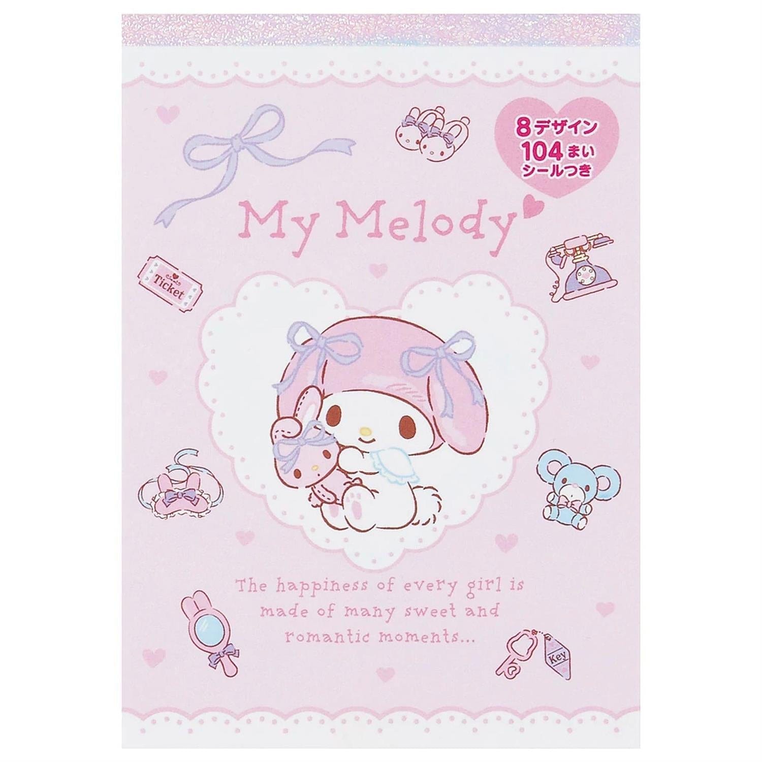 My Melody Memo Pad with Stickers