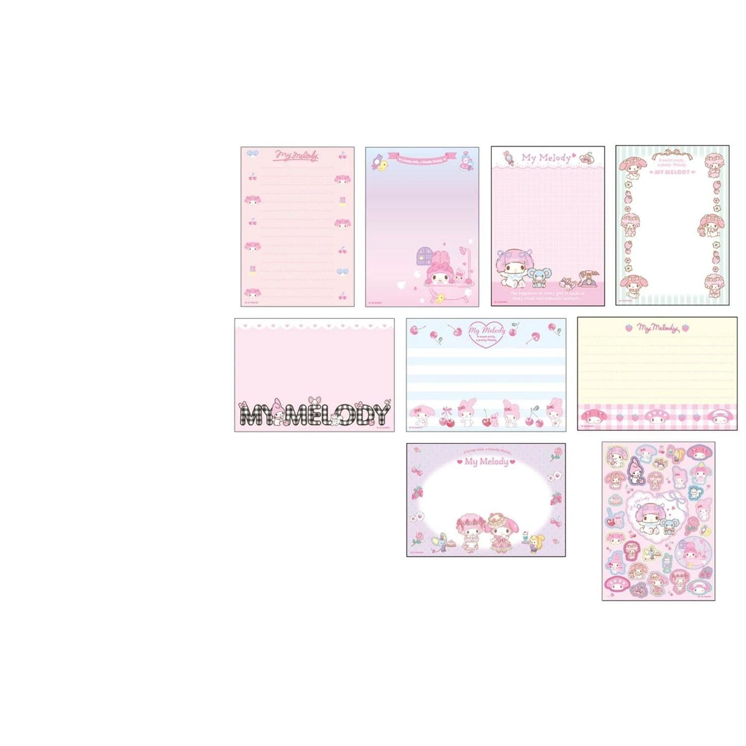 My Melody Memo Pad with Stickers