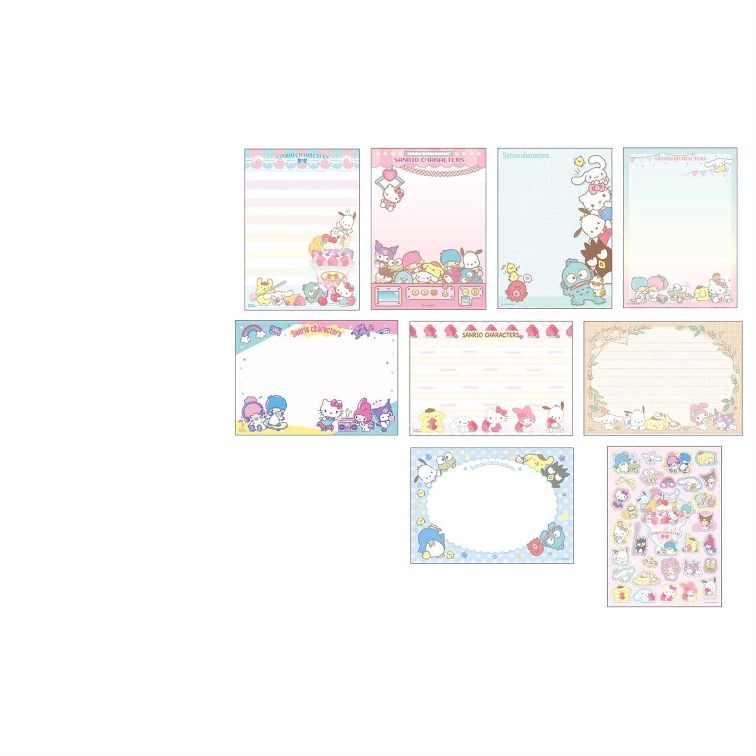 Sanrio Characters Memo Pad with Stickers