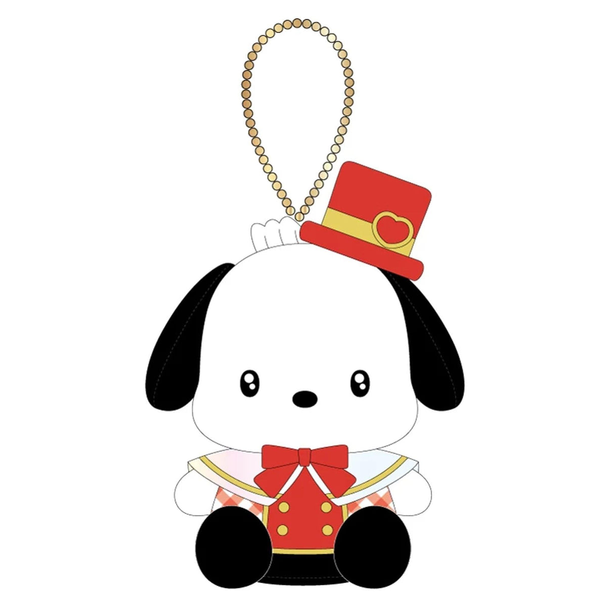 Pochacco Love Wand Plush Keychain